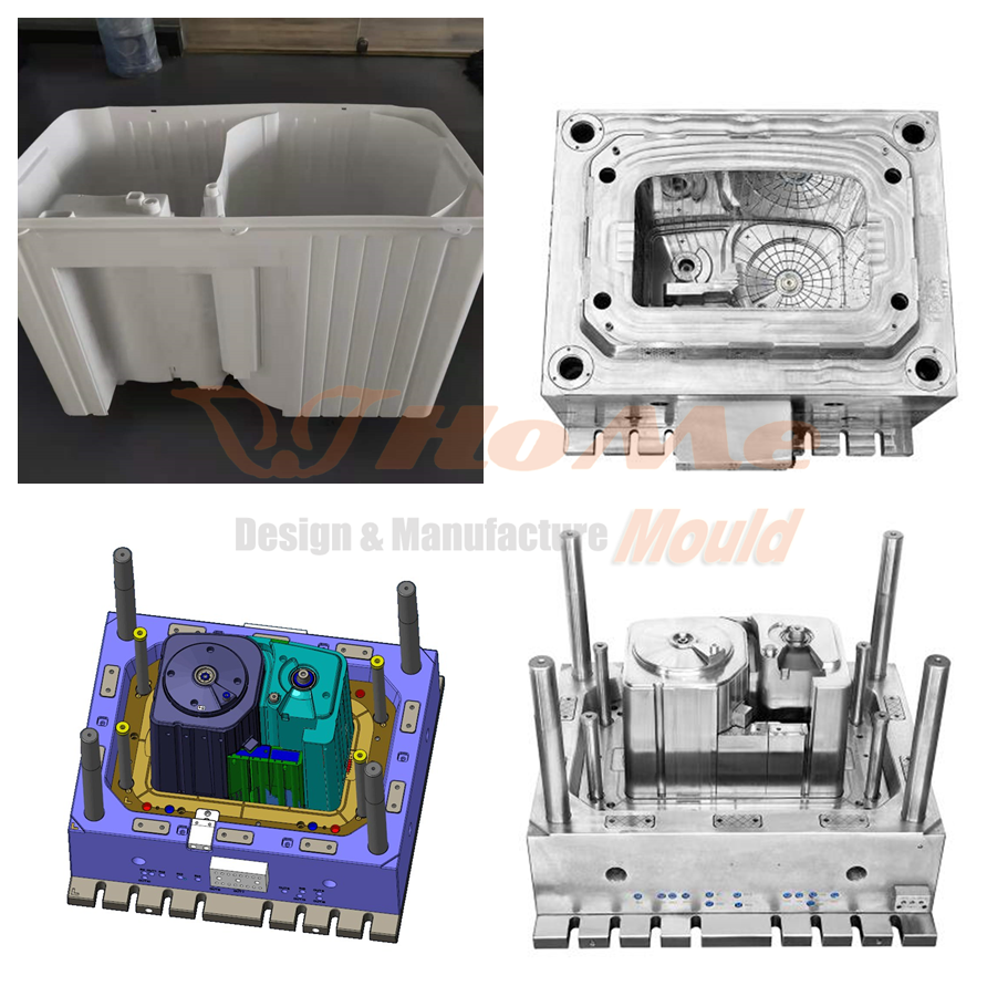 Hongmei Plastic Iniectio Lotis Machina Partes Molde